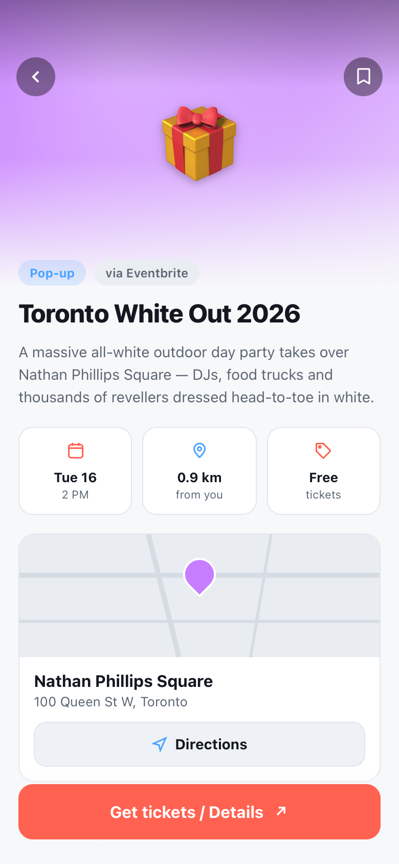Event detail